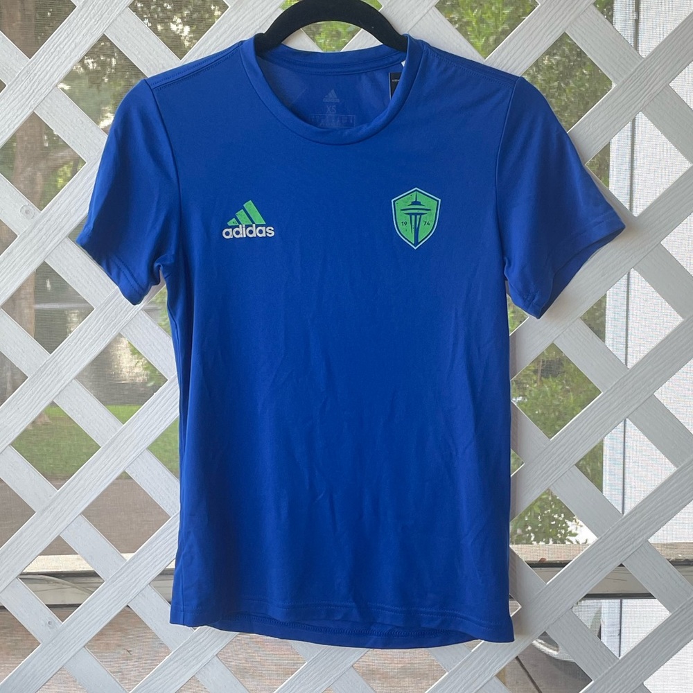 Adidas Seattle Sounders MLS Short Sleeve T-Shirt - Picture 2 of 10